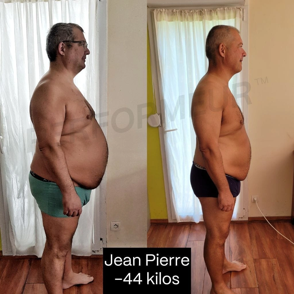 Transformation perte de poids dirigeant accompagné par Charles Denis