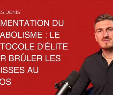 Charles Denis explique comment perdre le gras du ventre pour un homme durablement grâce à l'augmentation du métabolisme.