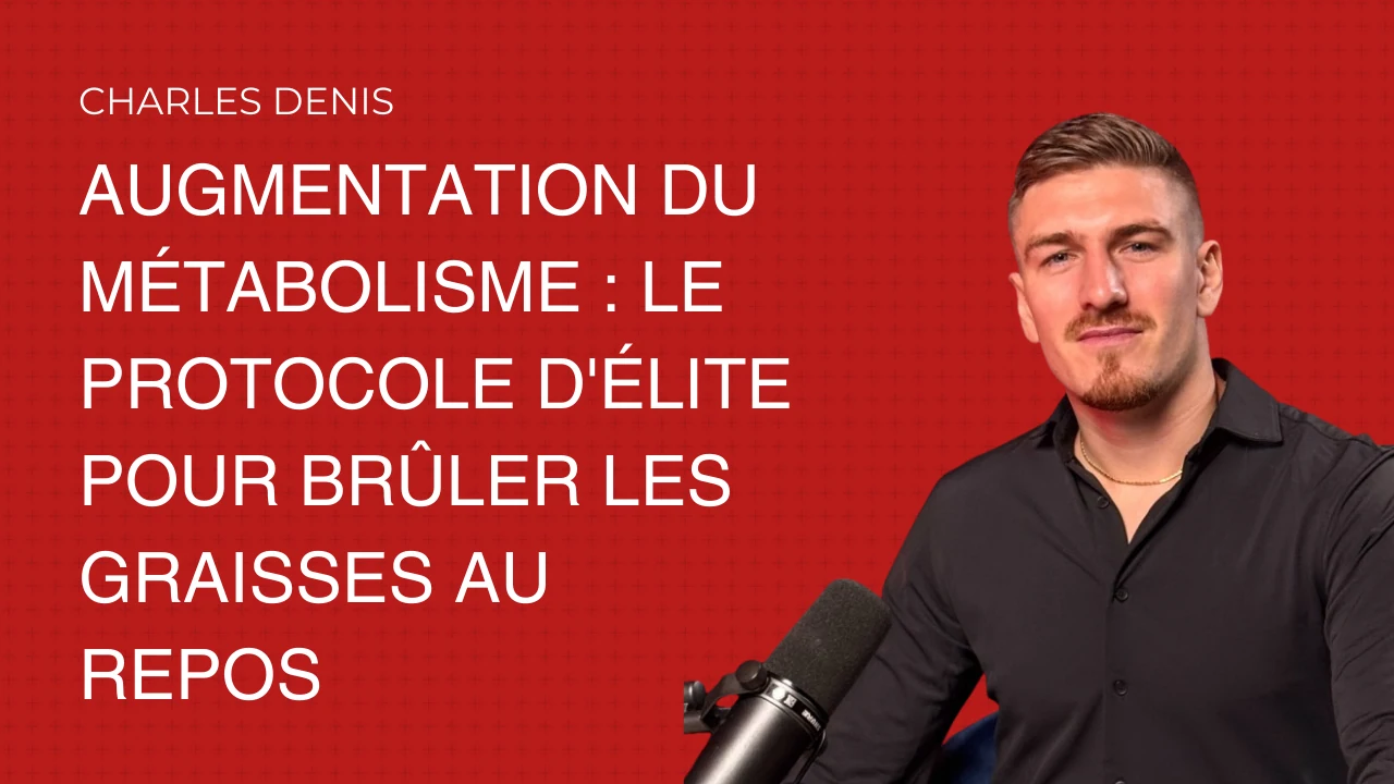 Charles Denis explique comment perdre le gras du ventre pour un homme durablement grâce à l'augmentation du métabolisme.