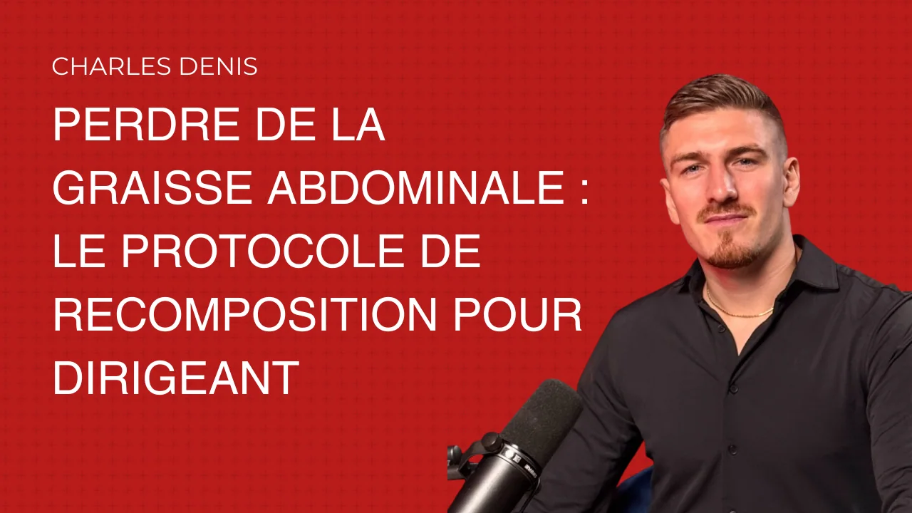 Charles Denis expert en biohacking présentant le protocole pour perdre de la graisse abdominale
